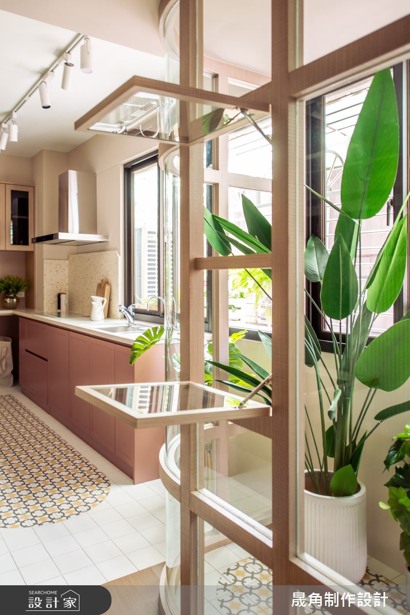 28坪老屋(41~50年)＿北歐風廚房多功能室案例圖片＿晟角制作設計有限公司＿晟角_桐月之14
