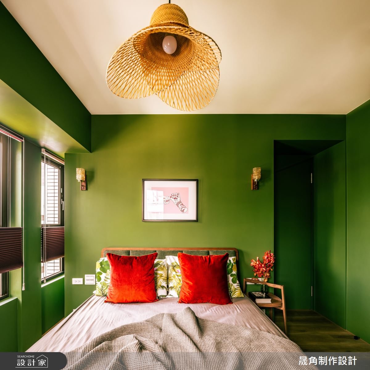 20坪新成屋(5年以下)＿混搭風臥室案例圖片＿晟角制作設計有限公司＿晟角_金盞花假期之14