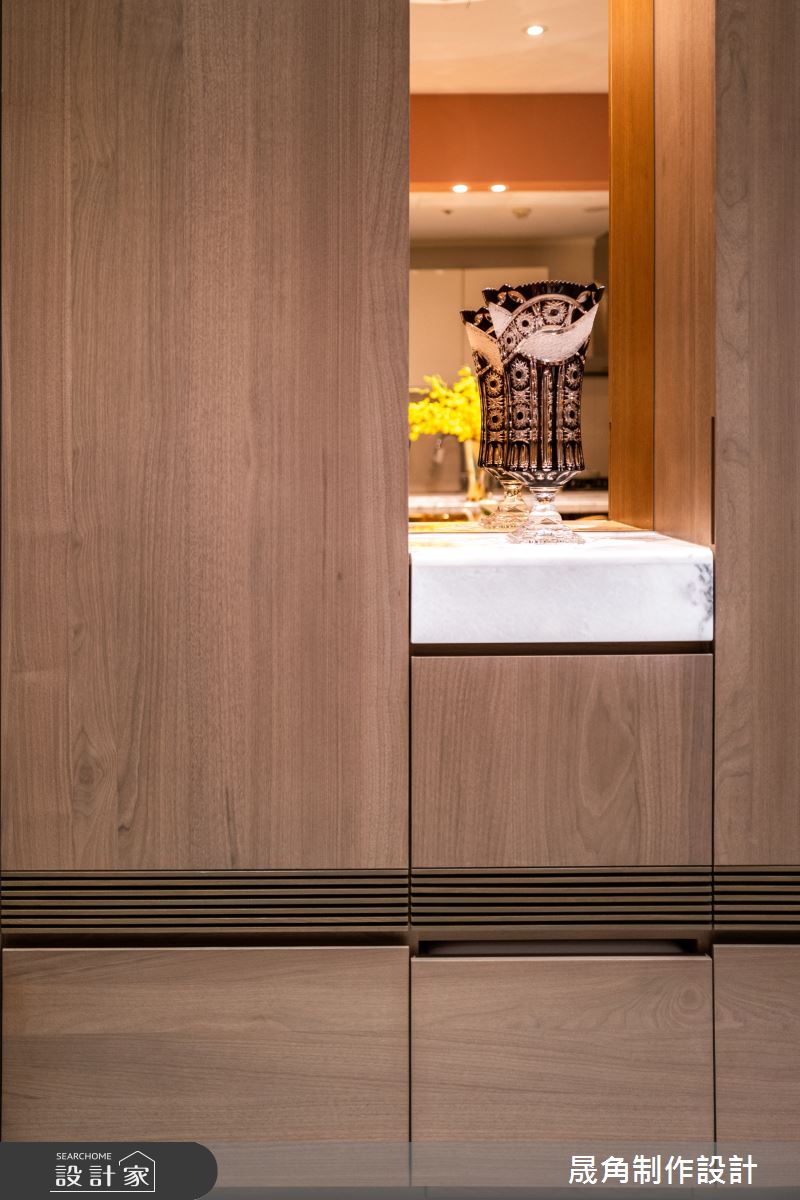 30坪新成屋(5年以下)＿飯店風玄關案例圖片＿晟角制作設計有限公司＿晟角_紅鳶之4