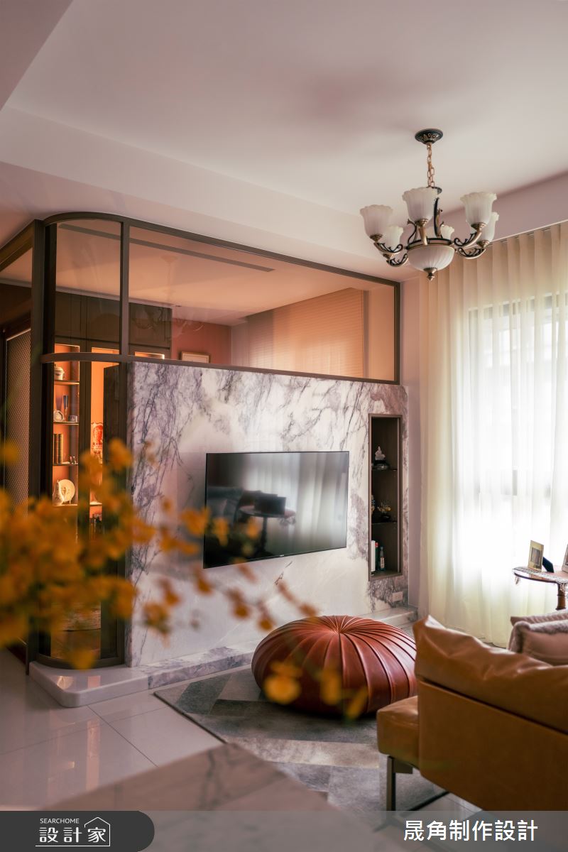 30坪新成屋(5年以下)＿飯店風客廳案例圖片＿晟角制作設計有限公司＿晟角_紅鳶之9