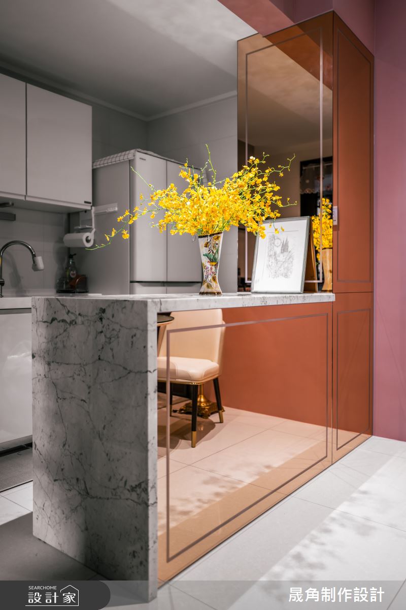 30坪新成屋(5年以下)＿飯店風廚房案例圖片＿晟角制作設計有限公司＿晟角_紅鳶之11