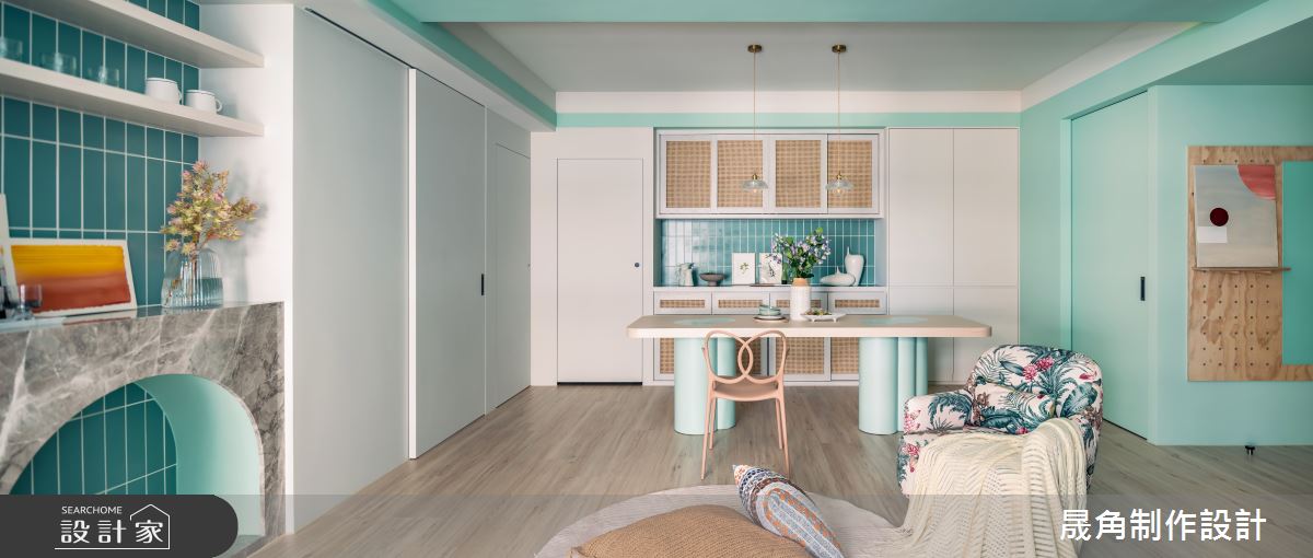 30坪新成屋(5年以下)＿北歐風客廳案例圖片＿晟角制作設計有限公司＿晟角_晴草之4