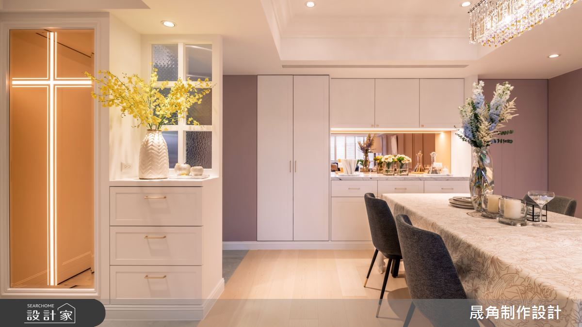 40坪老屋(16~30年)＿飯店風玄關餐廳案例圖片＿晟角制作設計有限公司＿晟角_夏娃的宴會之10