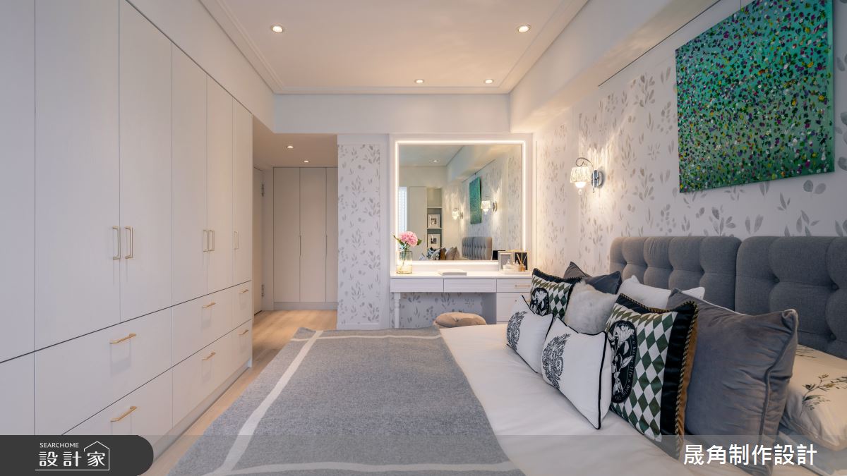 40坪老屋(16~30年)＿飯店風臥室案例圖片＿晟角制作設計有限公司＿晟角_夏娃的宴會之15