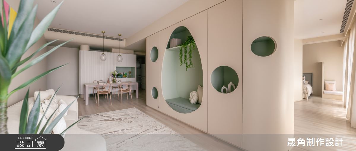 65坪新成屋(5年以下)＿混搭風客廳餐廳臥室案例圖片＿晟角制作設計有限公司＿晟角_荳蔻之6