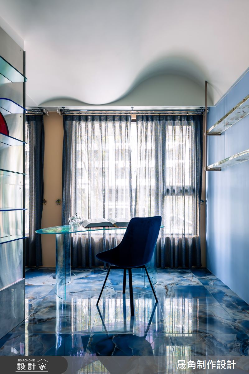 30坪新成屋(5年以下)＿現代風書房工作區案例圖片＿晟角制作設計有限公司＿晟角_湖濱之8