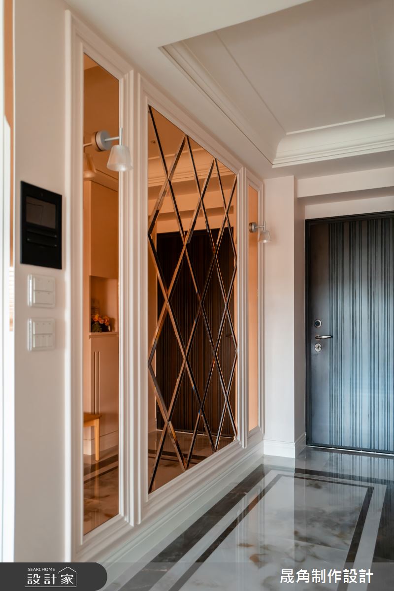 60坪新成屋(5年以下)＿飯店風玄關案例圖片＿晟角制作設計有限公司＿晟角_楓丹白露之3