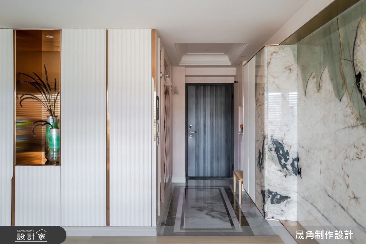 60坪新成屋(5年以下)＿飯店風玄關案例圖片＿晟角制作設計有限公司＿晟角_楓丹白露之4
