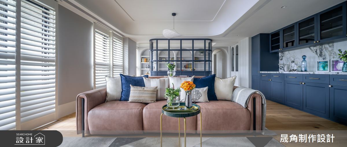 60坪新成屋(5年以下)＿新古典客廳餐廳案例圖片＿晟角制作設計有限公司＿晟角_巴黎左岸之8