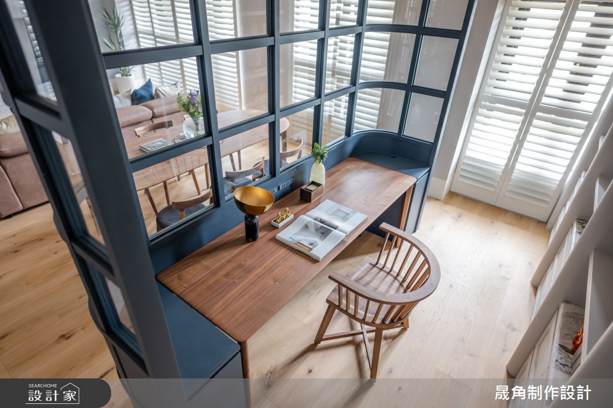 60坪新成屋(5年以下)＿新古典書房工作區案例圖片＿晟角制作設計有限公司＿晟角_巴黎左岸之12