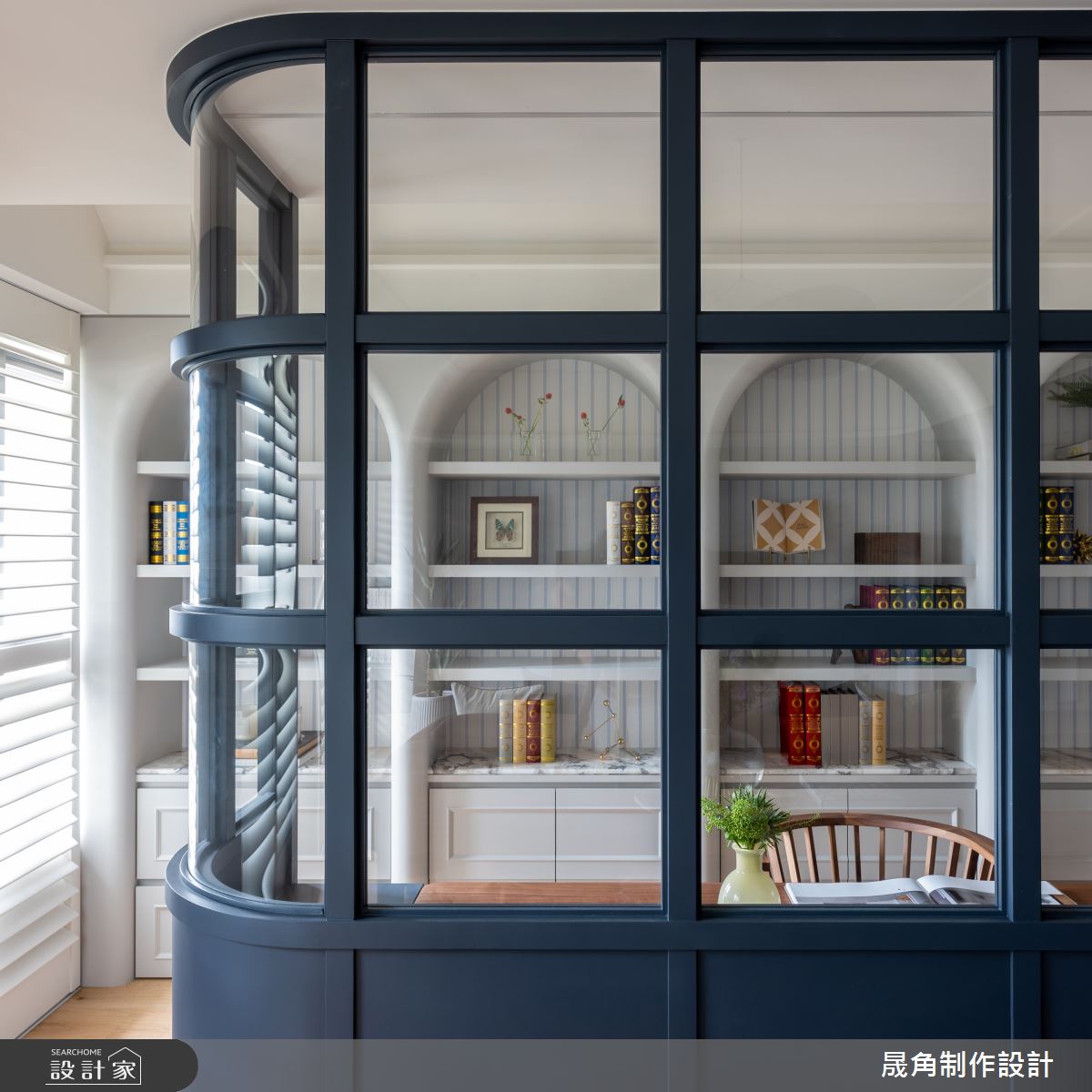 60坪新成屋(5年以下)＿新古典書房工作區案例圖片＿晟角制作設計有限公司＿晟角_巴黎左岸之14