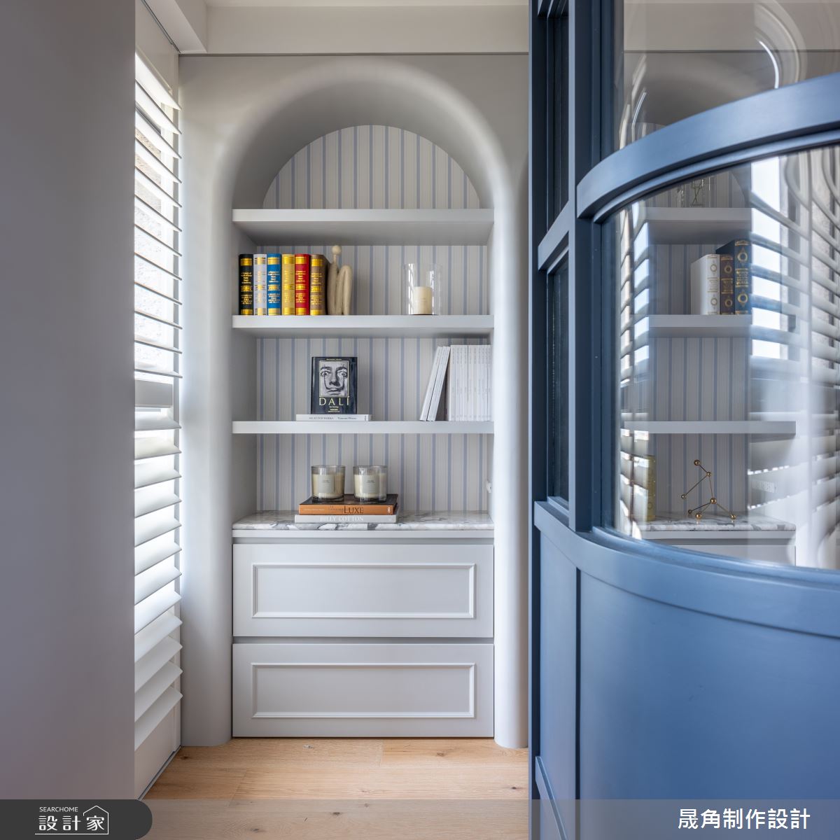 60坪新成屋(5年以下)＿新古典書房案例圖片＿晟角制作設計有限公司＿晟角_巴黎左岸之15