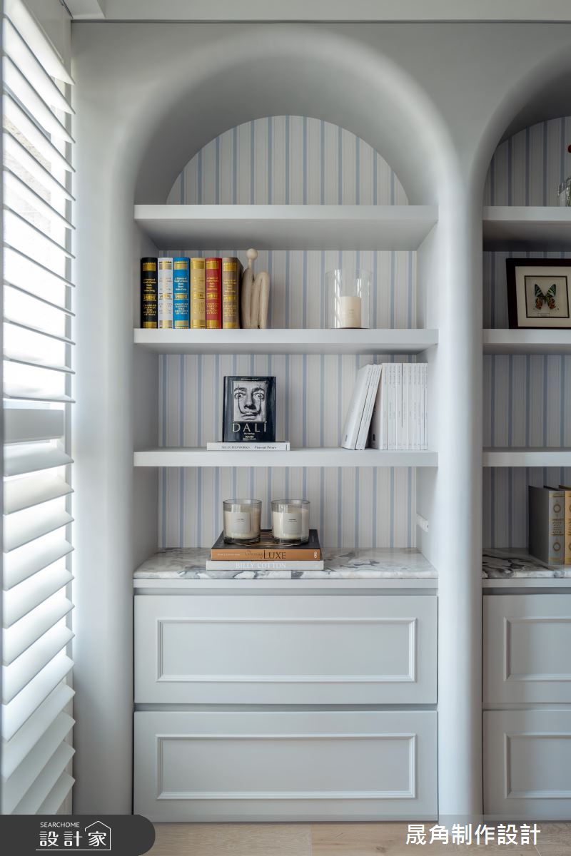 60坪新成屋(5年以下)＿新古典書房案例圖片＿晟角制作設計有限公司＿晟角_巴黎左岸之16