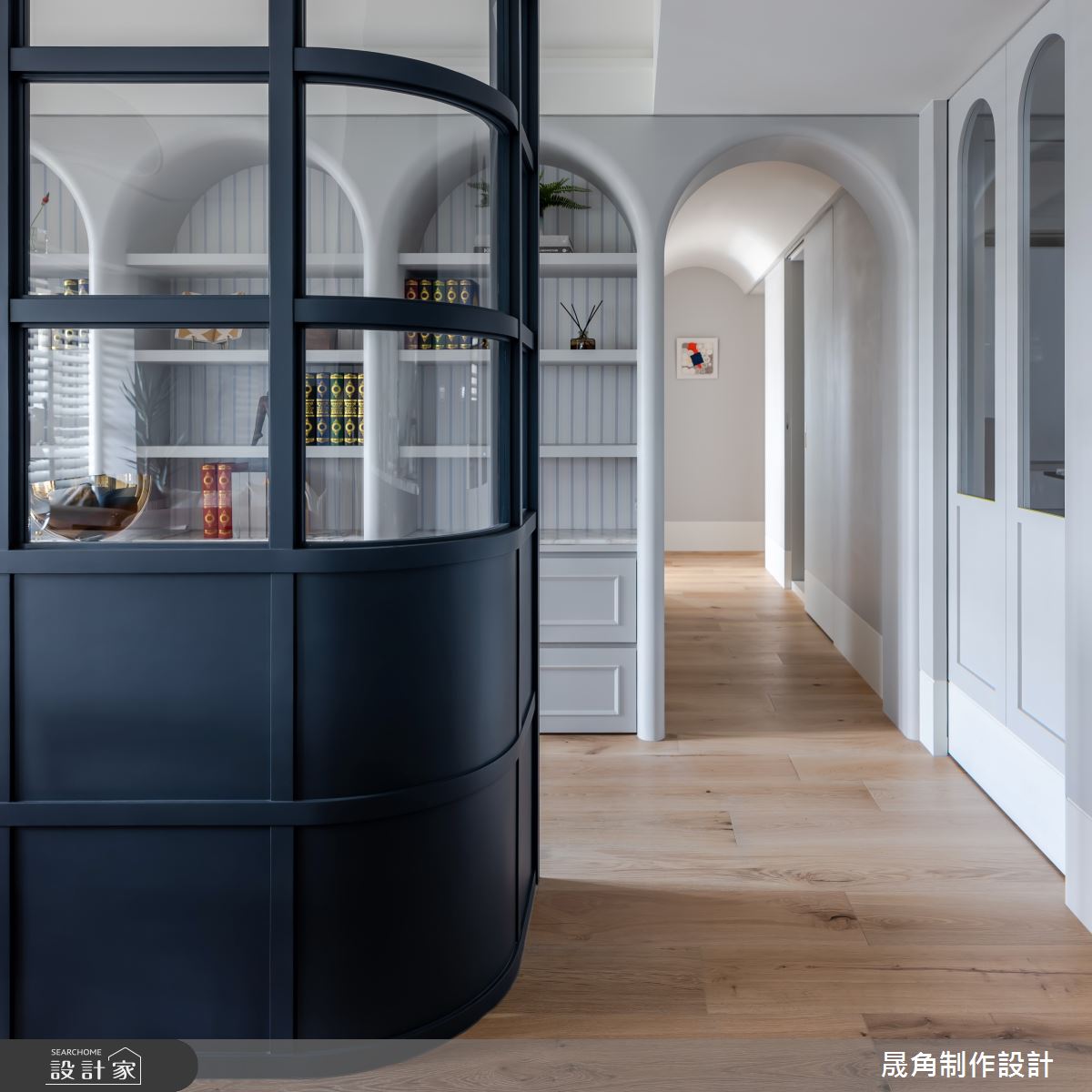 60坪新成屋(5年以下)＿新古典走廊案例圖片＿晟角制作設計有限公司＿晟角_巴黎左岸之18