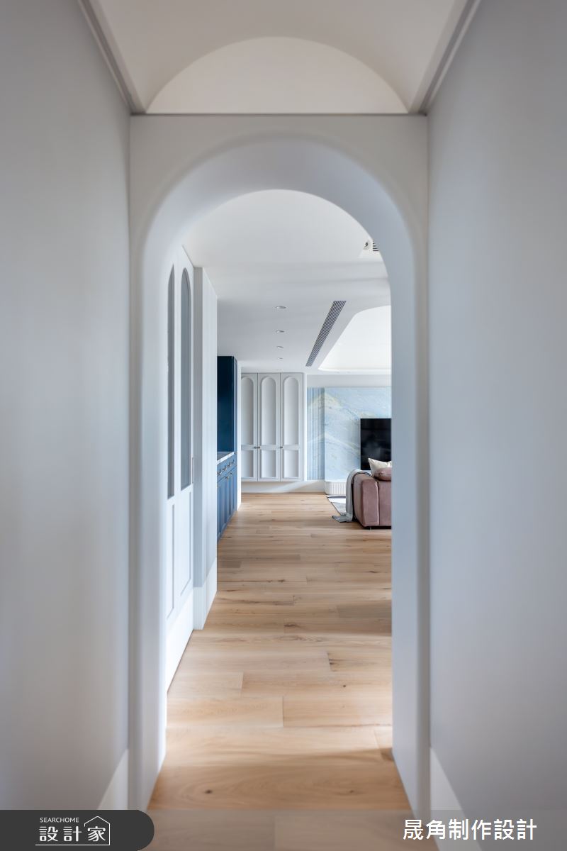 60坪新成屋(5年以下)＿新古典走廊案例圖片＿晟角制作設計有限公司＿晟角_巴黎左岸之20