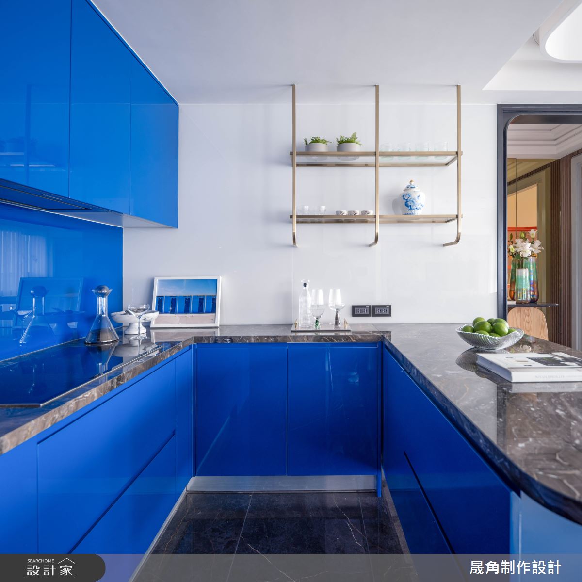 83坪預售屋＿輕奢風廚房案例圖片＿晟角制作設計有限公司＿晟角_山礬 Leisure之16