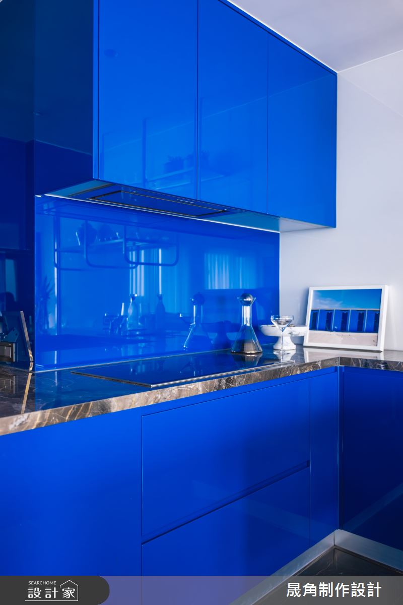 83坪預售屋＿輕奢風廚房案例圖片＿晟角制作設計有限公司＿晟角_山礬 Leisure之17