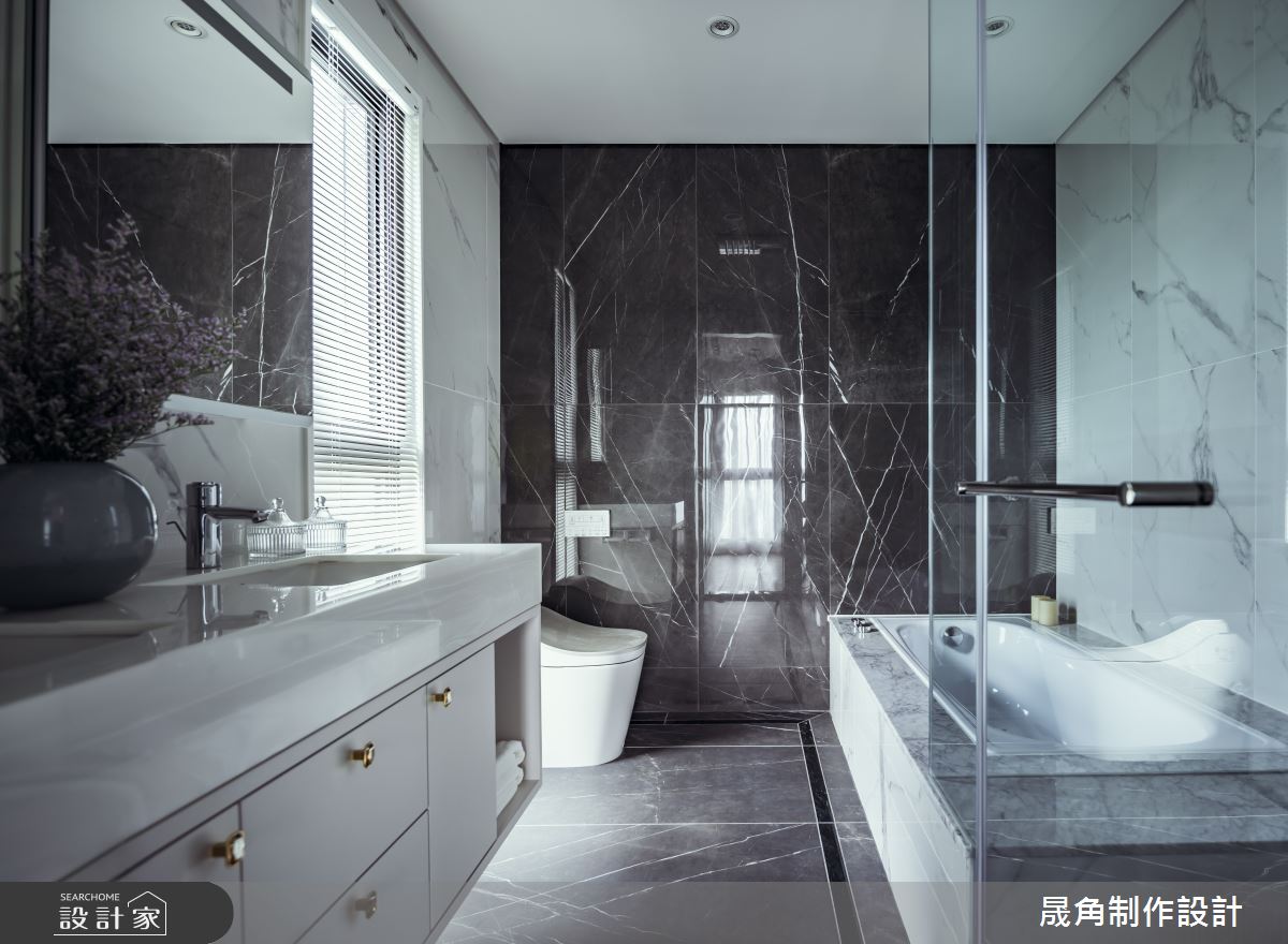 83坪預售屋＿輕奢風浴室案例圖片＿晟角制作設計有限公司＿晟角_山礬 Leisure之23