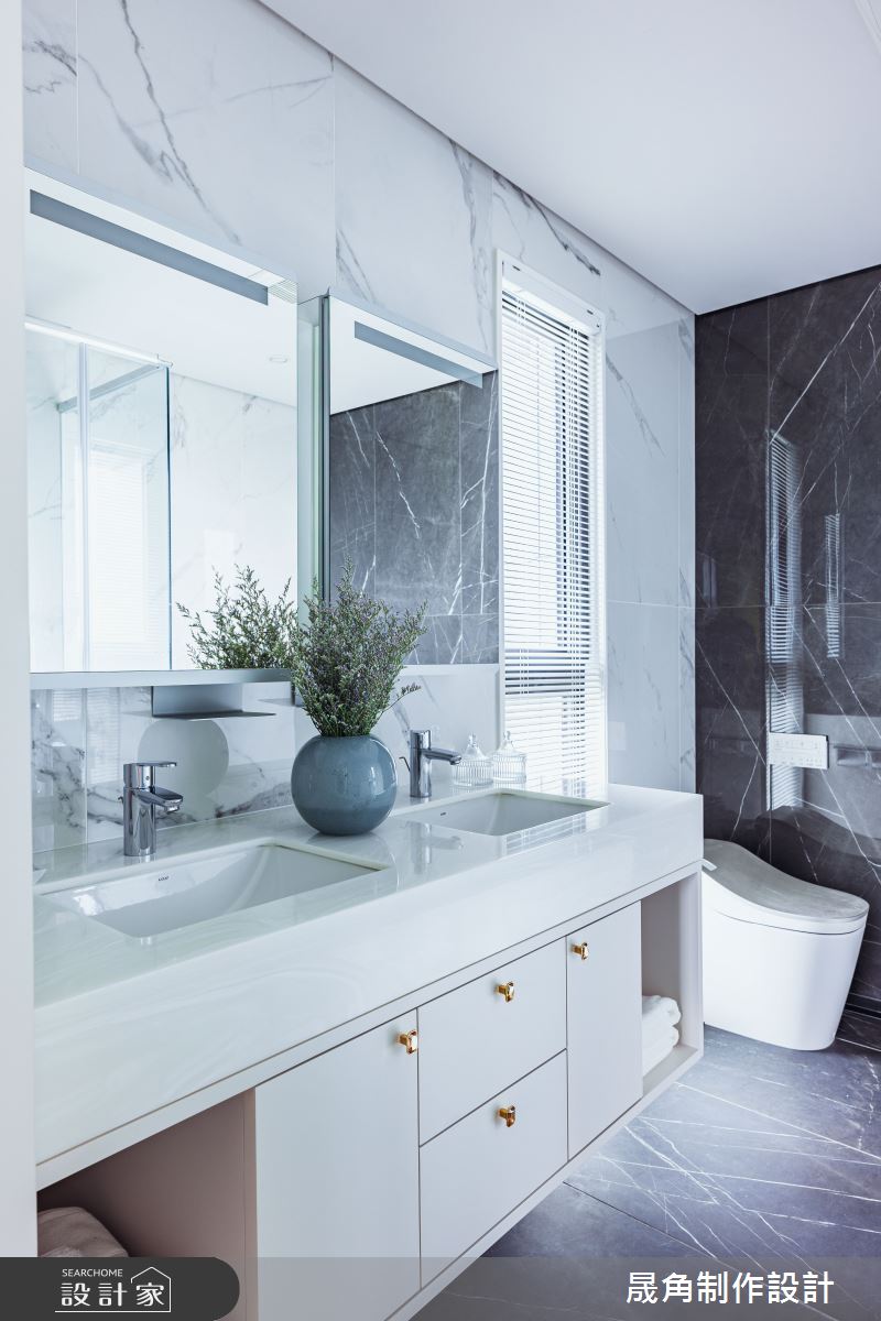 83坪預售屋＿輕奢風浴室案例圖片＿晟角制作設計有限公司＿晟角_山礬 Leisure之24