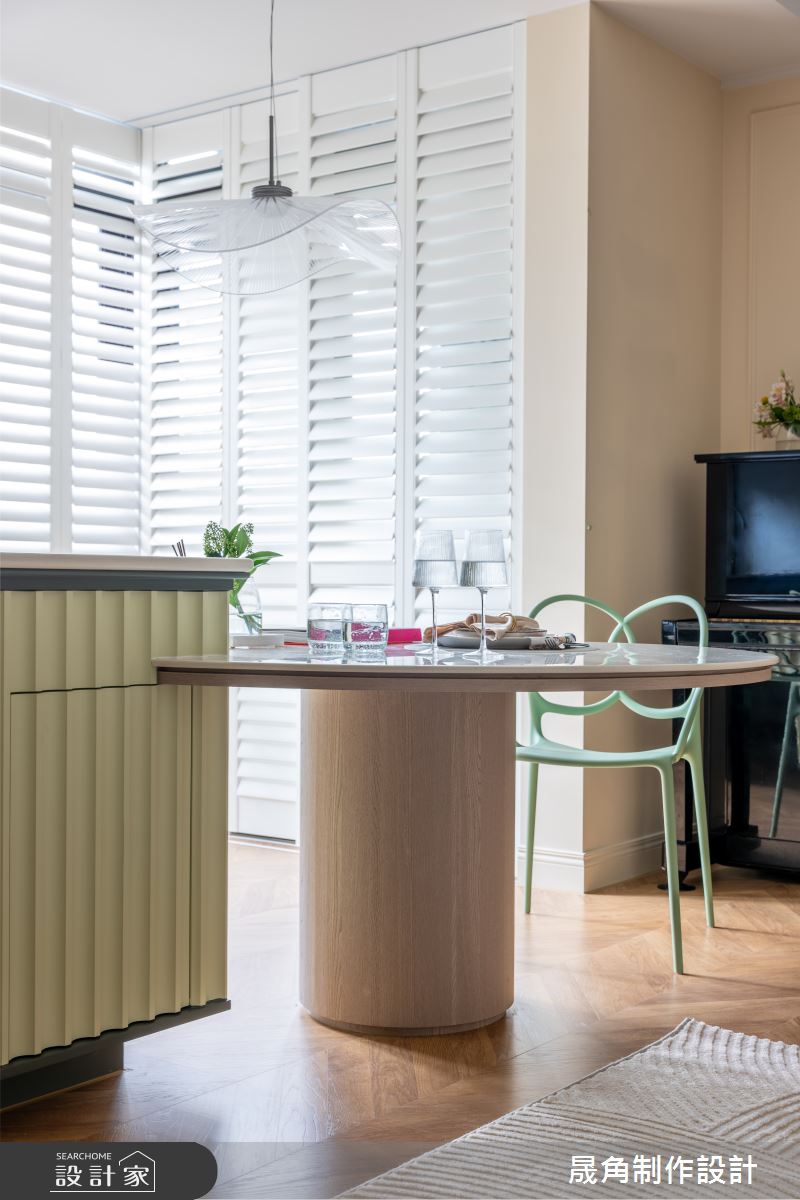 36坪新成屋(5年以下)＿北歐風餐廳案例圖片＿晟角制作設計有限公司＿晟角_夏日香草之5