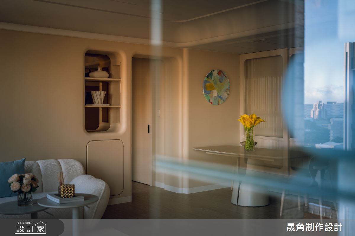 43坪新成屋(5年以下)＿美式風客廳孝親房案例圖片＿晟角制作設計有限公司＿晟角_恆星  moonlight之8