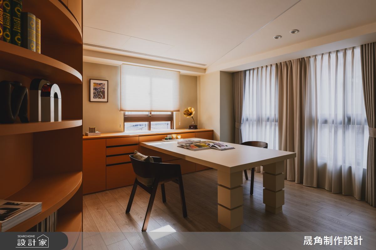47坪老屋(16~30年)＿鄉村風書房案例圖片＿晟角制作設計有限公司＿晟角_天堂鳥序曲 Bird of Paradise之8