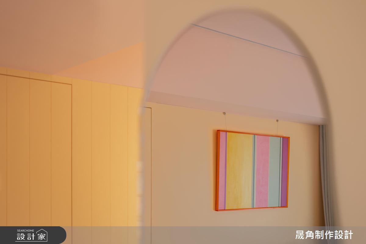 33坪老屋(16~30年)＿鄉村風玄關案例圖片＿晟角制作設計有限公司＿晟角_陽光燦爛¡Hola!之5