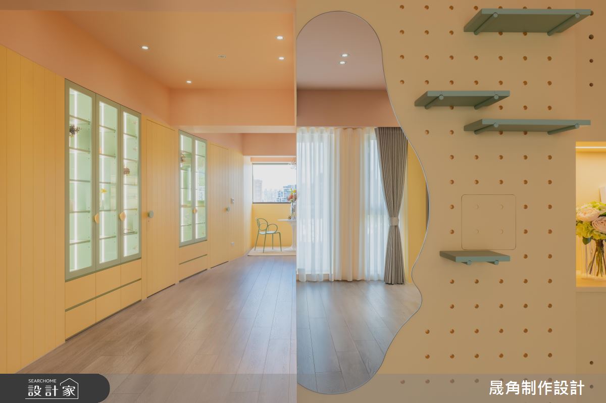 33坪老屋(16~30年)＿鄉村風玄關案例圖片＿晟角制作設計有限公司＿晟角_陽光燦爛¡Hola!之6