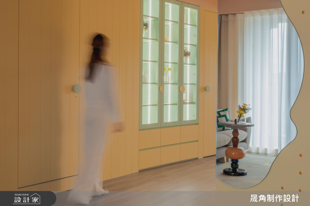 33坪老屋(16~30年)＿鄉村風玄關案例圖片＿晟角制作設計有限公司＿晟角_陽光燦爛¡Hola!之15