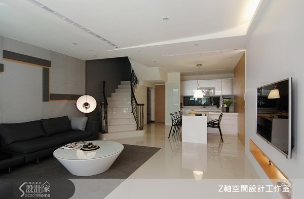 44坪新成屋(5年以下)＿簡約風案例圖片＿Z軸空間設計＿Z軸_03之1
