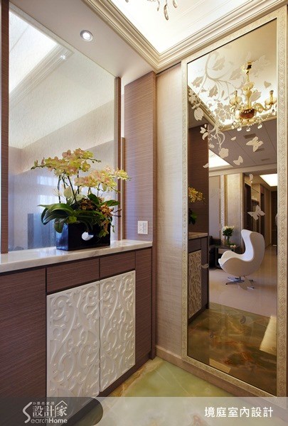 40坪新成屋(5年以下)＿新古典玄關案例圖片＿境庭室內裝修工程有限公司＿境庭_01之1