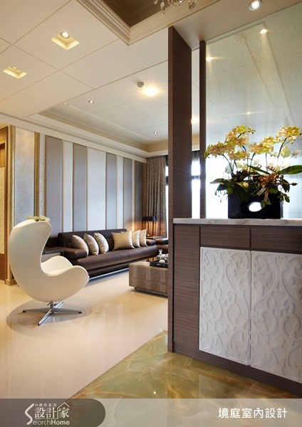 40坪新成屋(5年以下)＿新古典客廳案例圖片＿境庭室內裝修工程有限公司＿境庭_01之2