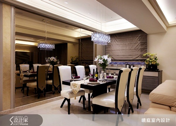 56坪新成屋(5年以下)＿新古典餐廳案例圖片＿境庭室內裝修工程有限公司＿境庭_02之10