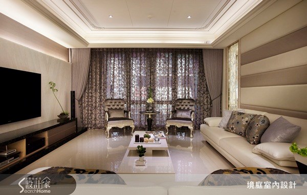 65坪＿新古典客廳案例圖片＿境庭室內裝修工程有限公司＿境庭_03之16