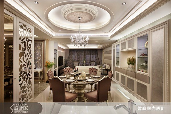 65坪＿新古典客廳餐廳案例圖片＿境庭室內裝修工程有限公司＿境庭_03之10