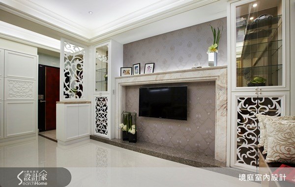 28坪中古屋(5~15年)＿新古典玄關客廳案例圖片＿境庭室內裝修工程有限公司＿境庭_18之5