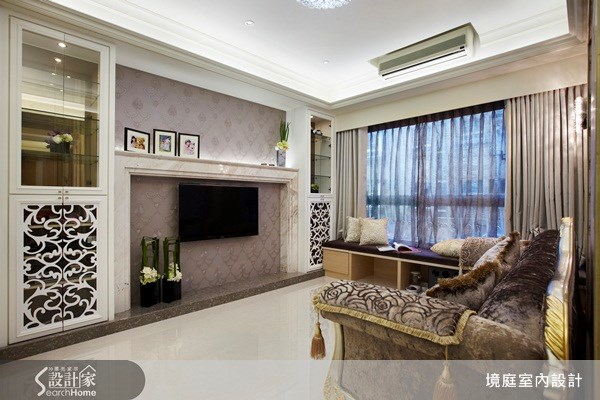 28坪中古屋(5~15年)＿新古典客廳案例圖片＿境庭室內裝修工程有限公司＿境庭_18之4