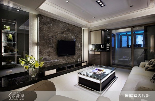 28坪中古屋(5~15年)＿混搭風客廳案例圖片＿境庭室內裝修工程有限公司＿境庭_19之3