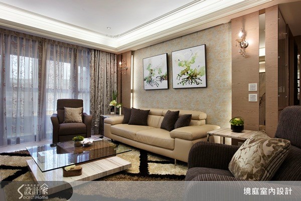 30坪新成屋(5年以下)＿混搭風客廳案例圖片＿境庭室內裝修工程有限公司＿境庭_20之3
