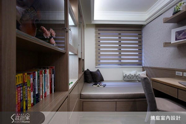 30坪新成屋(5年以下)＿混搭風書房臥榻案例圖片＿境庭室內裝修工程有限公司＿境庭_20之23
