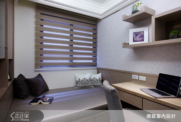 30坪新成屋(5年以下)＿混搭風書房臥榻案例圖片＿境庭室內裝修工程有限公司＿境庭_20之22