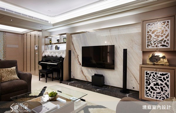 30坪新成屋(5年以下)＿混搭風客廳案例圖片＿境庭室內裝修工程有限公司＿境庭_20之2