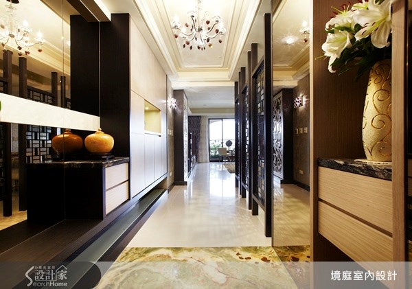 90坪新成屋(5年以下)＿混搭風玄關案例圖片＿境庭室內裝修工程有限公司＿境庭_05之1