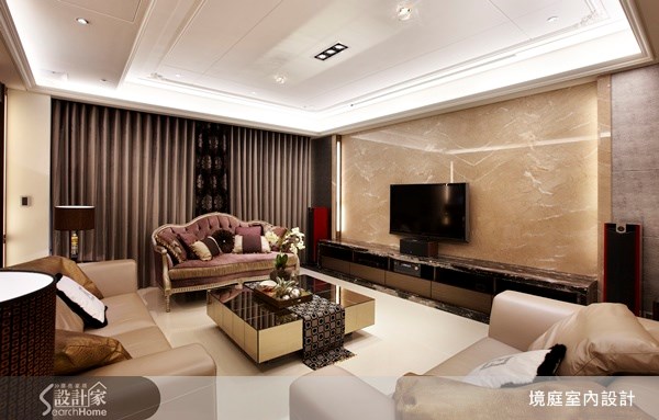 50坪＿新古典客廳案例圖片＿境庭室內裝修工程有限公司＿境庭_06之4