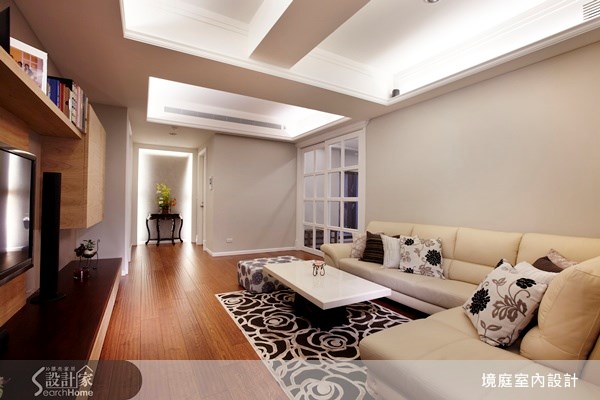 100坪新成屋(5年以下)＿鄉村風客廳案例圖片＿境庭室內裝修工程有限公司＿境庭_07之13