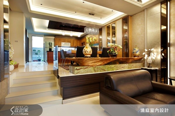 110坪新成屋(5年以下)＿休閒風客廳餐廳廚房案例圖片＿境庭室內裝修工程有限公司＿境庭_09之8