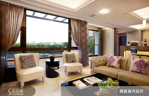 1坪新成屋(5年以下)＿新古典客廳吧檯案例圖片＿境庭室內裝修工程有限公司＿境庭_10之7