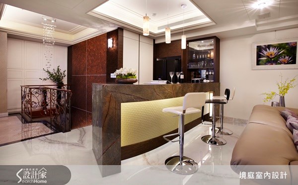 1坪新成屋(5年以下)＿新古典吧檯樓梯案例圖片＿境庭室內裝修工程有限公司＿境庭_10之9