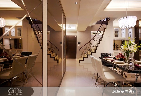 1坪新成屋(5年以下)＿新古典餐廳樓梯案例圖片＿境庭室內裝修工程有限公司＿境庭_10之14