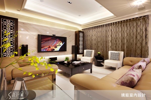 1坪新成屋(5年以下)＿新古典客廳案例圖片＿境庭室內裝修工程有限公司＿境庭_10之5